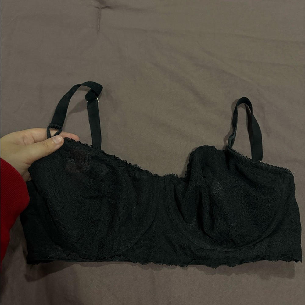 Auden Black Lace Underwire Bra
